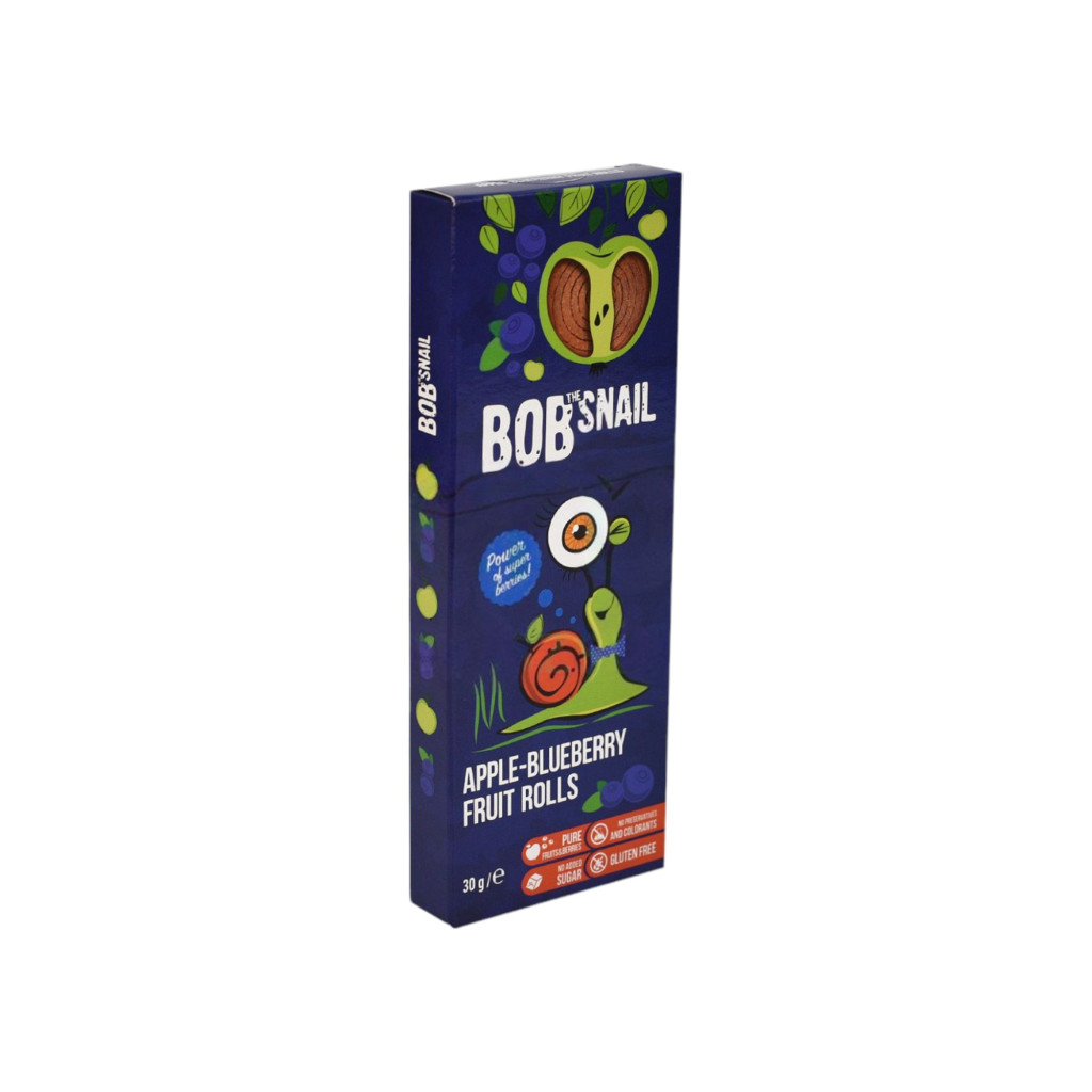 Bob Snail gyümölcstekercs alma-áfonya 30 g