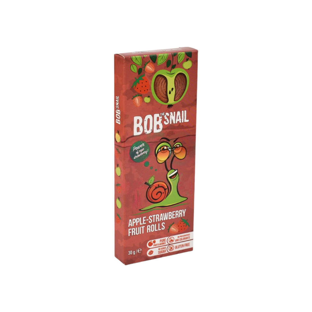 Bob Snail gyümölcstekercs alma-eper 30 g