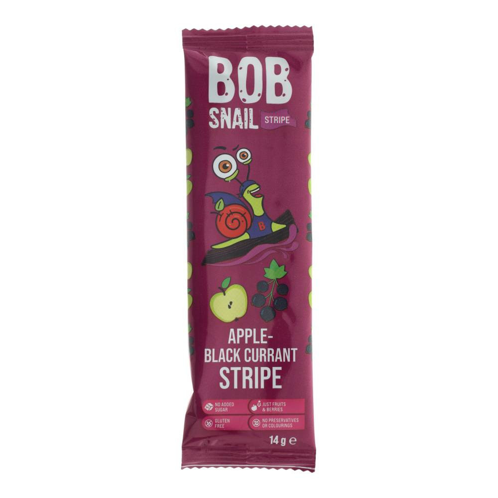 Bob Snail gyümölcstekercs alma-feketeribizli 14 g