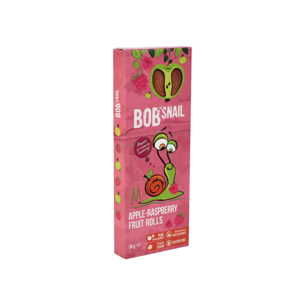 Bob Snail gyümölcstekercs alma-málna 30 g
