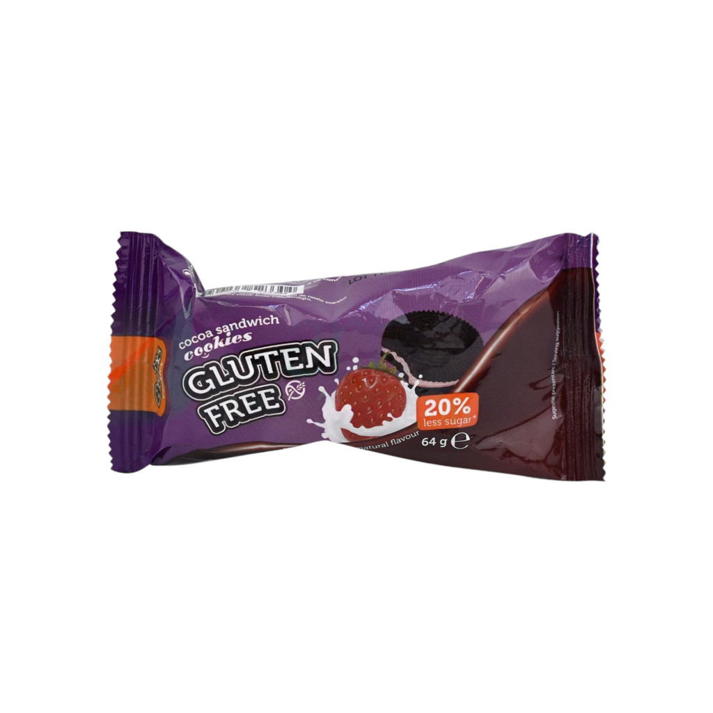 Bobs gluten-free cookie with raspberry cream 64 g