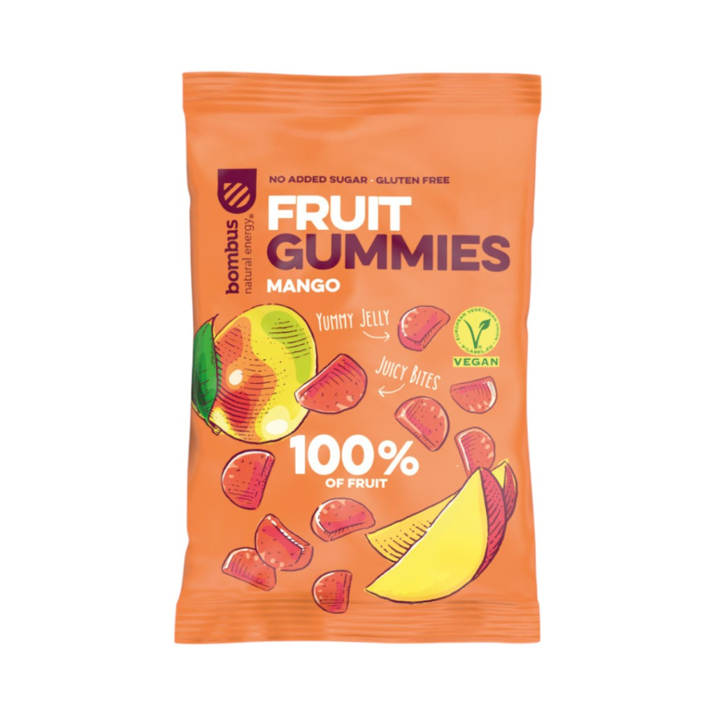 Bombus fruit gummies mango flavored fruit candy 35 g