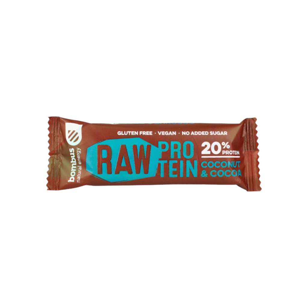 Bombus raw protein bar coconut-cocoa flavor 50 g