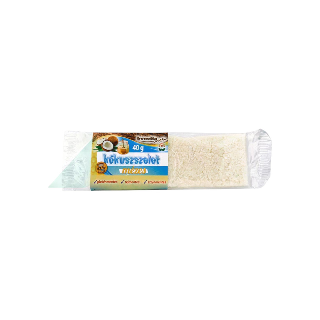 Felie de cocos Bonetta cu miere, 40 g
