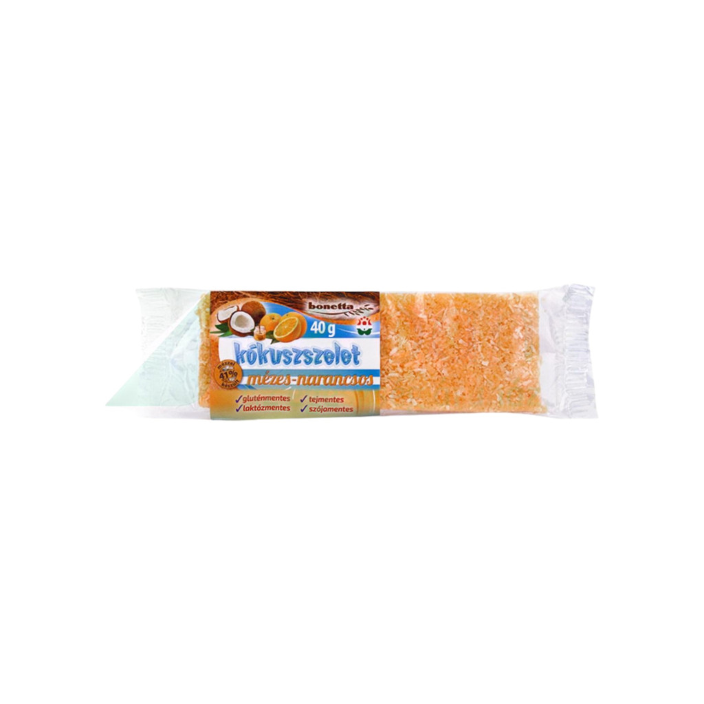 Bonetta coconut bar with honey and orange 40 g