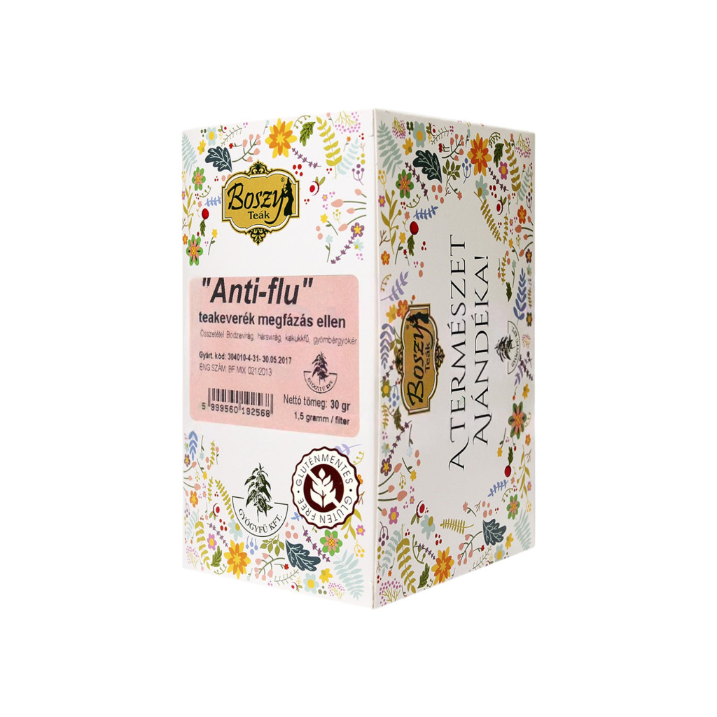 Boszy anti-flu cold tea, 20x1.5g, 30g