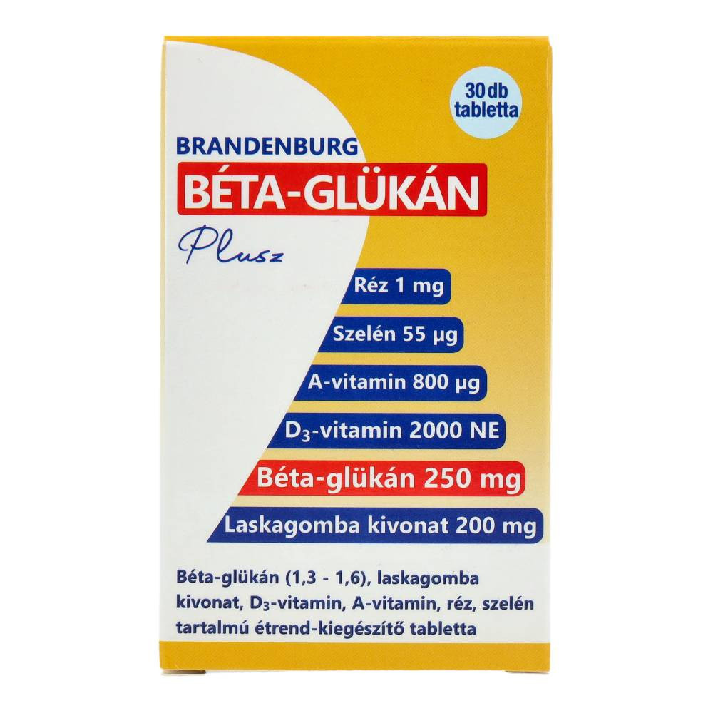 Tabletki Brandenburg beta-glukanu plus 30 szt.