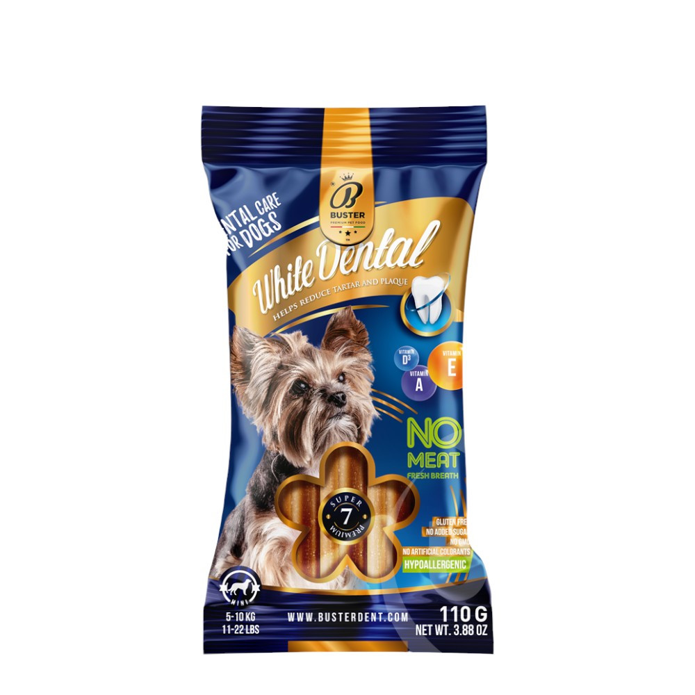 Buster natúr dental stick húsmentes vitaminokkal small 5-10kg 110 g