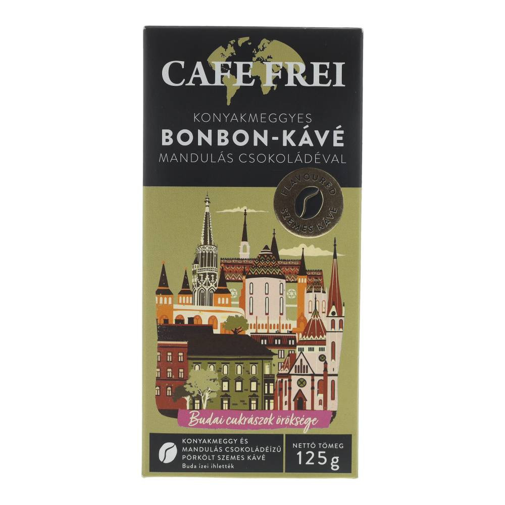 Cafe Frei Kaffee mit Kirsch-Cognac-Bonbons