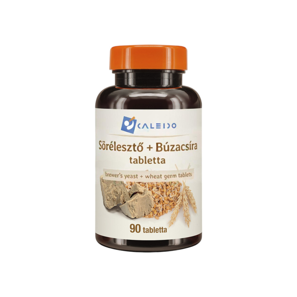 Caleido brewer's yeast + wheat germ tablet 90 pcs.