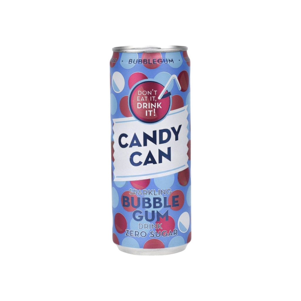 Candy Can Bubblegum Zero Sugar soft drink 330 ml