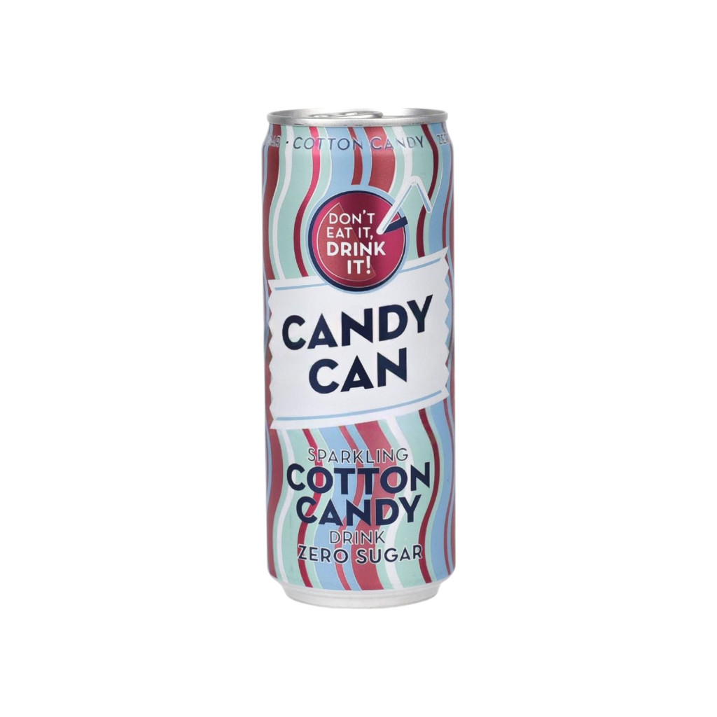 Candy can cotton candy zero sugar üditőital 330 ml
