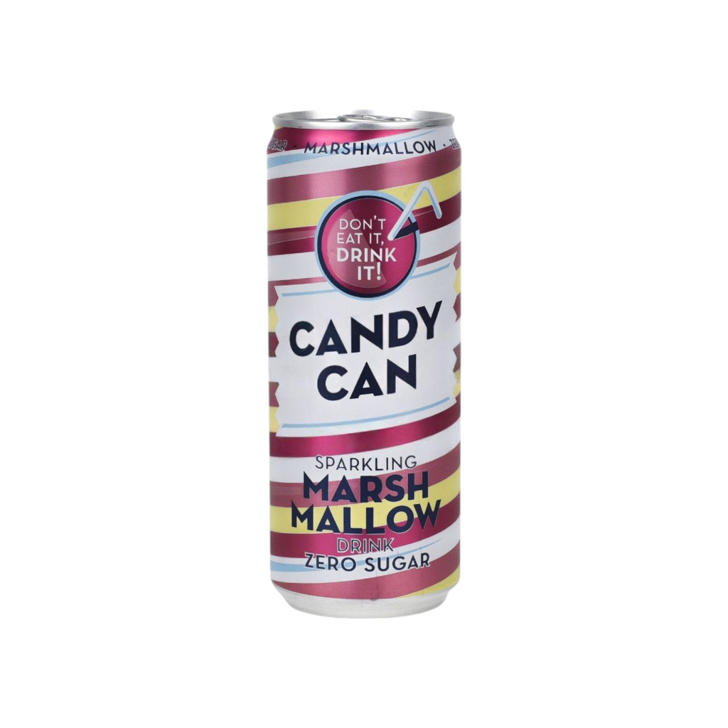 Napój orzeźwiający Candy Can marshmallow zero cukru 330 ml