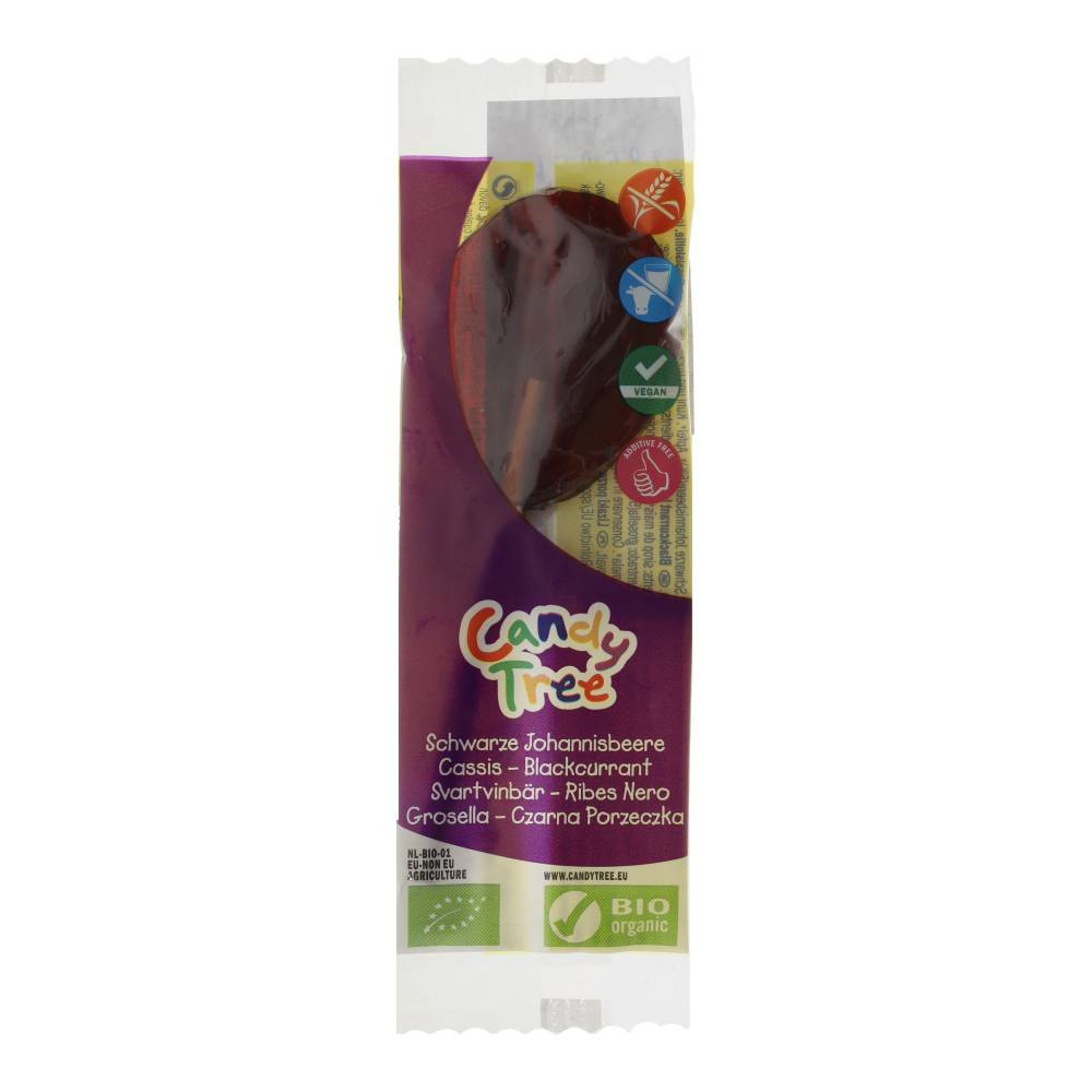 Bomboane din dulcețuri de copac Candy Bio cu zmeură neagră 13 g