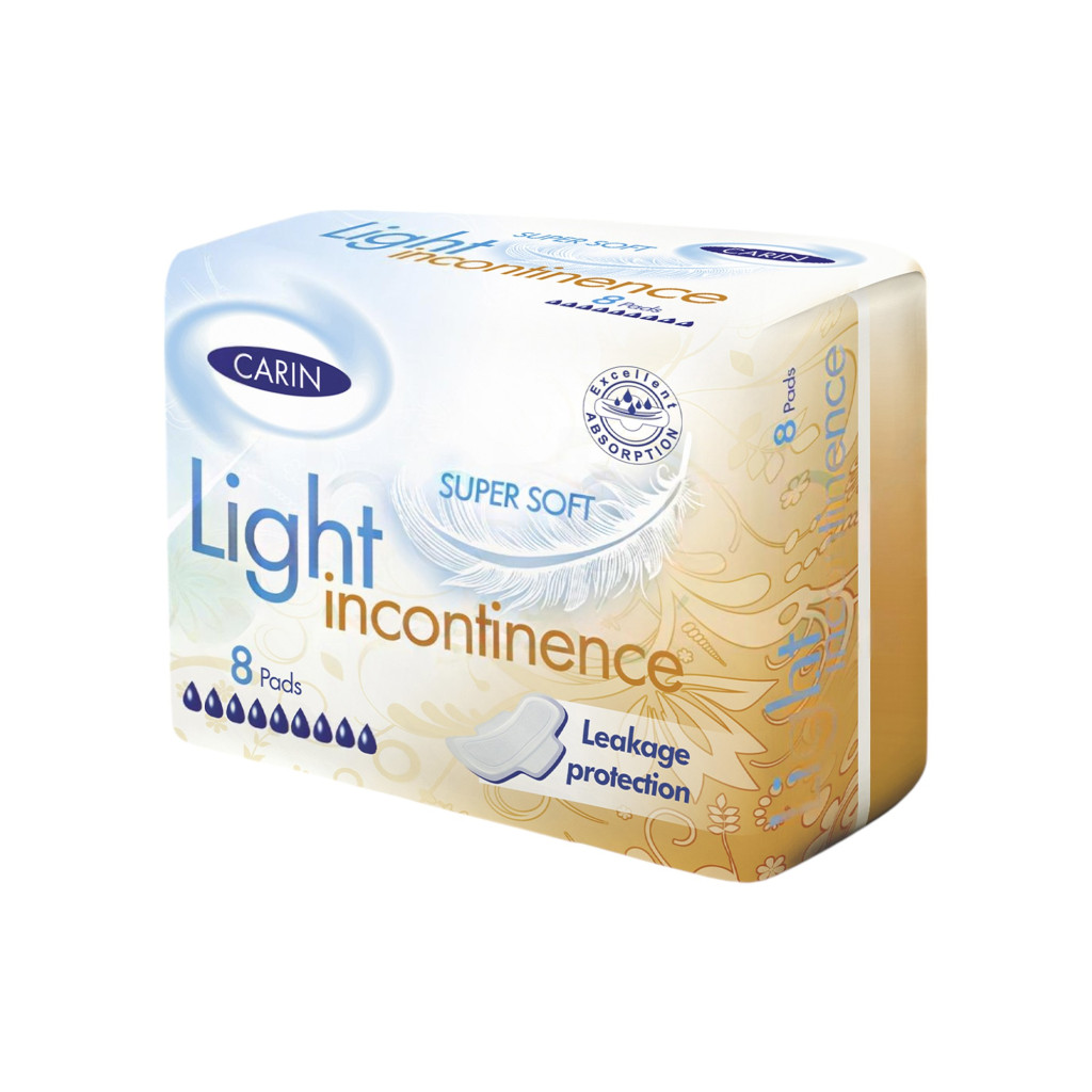 Carin light vékony, szárnyas inkontinencia betét 8 db