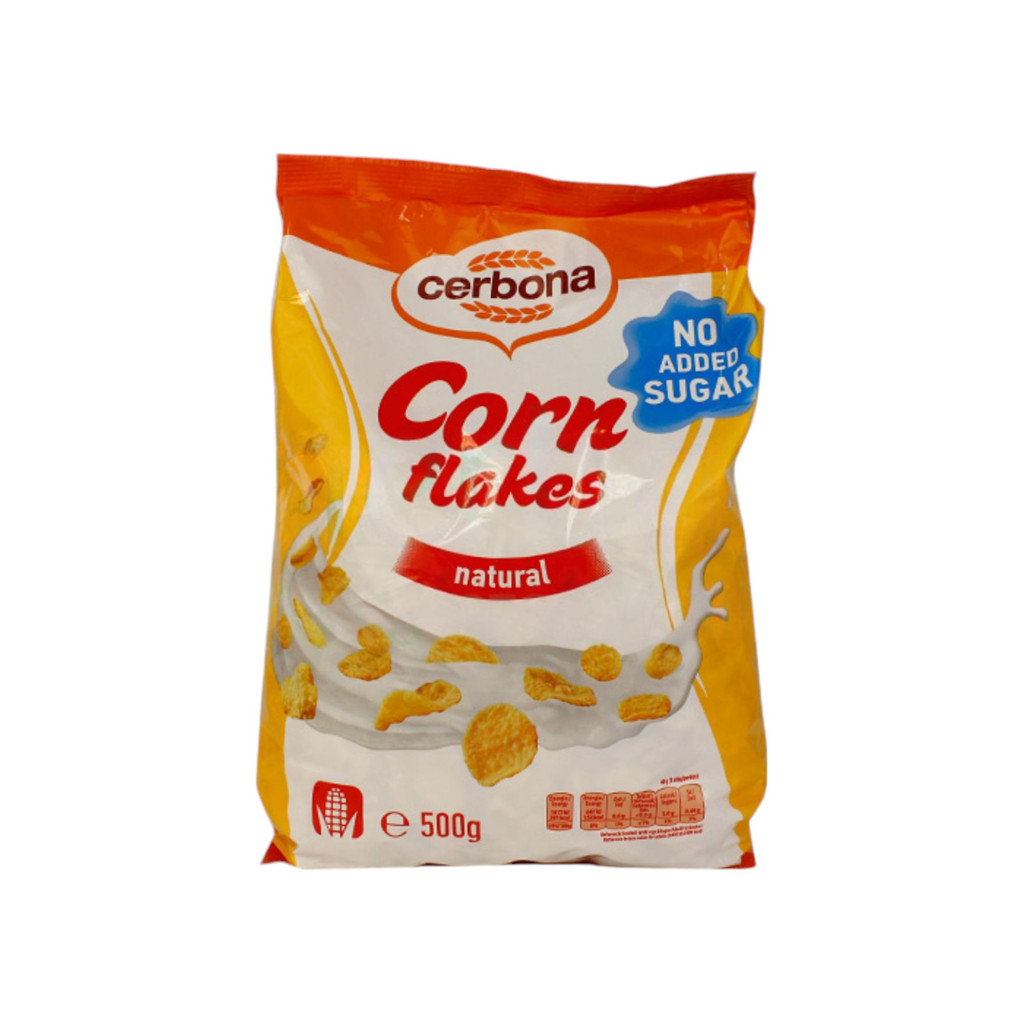 Cerbona Fit breakfast cereal with corn flakes and wheat bran 500 g