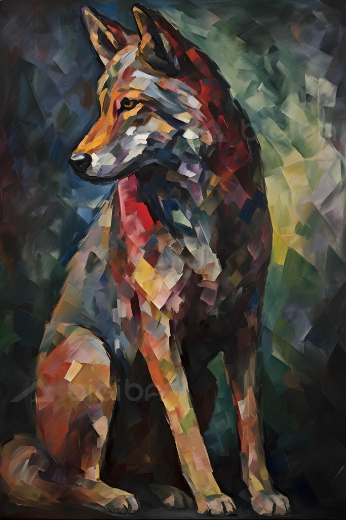 Majesté Canine Cubiste