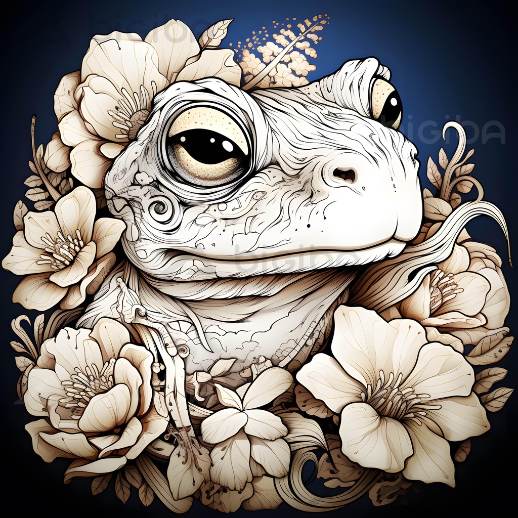 Blumiger Amphibiendtraum