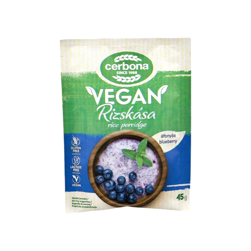 Cerbona vegán rizskása áfonya 45 g