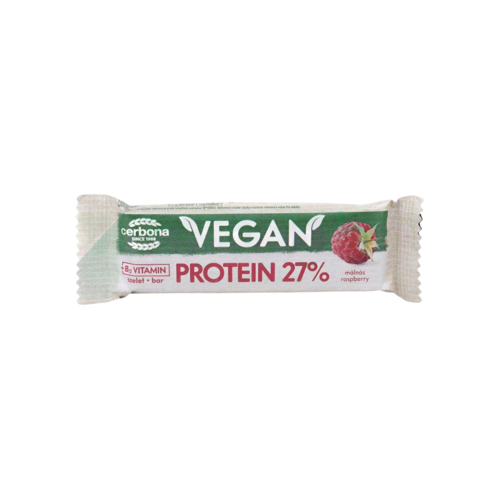 Cerbona vegán szelet proteines málna 40 g