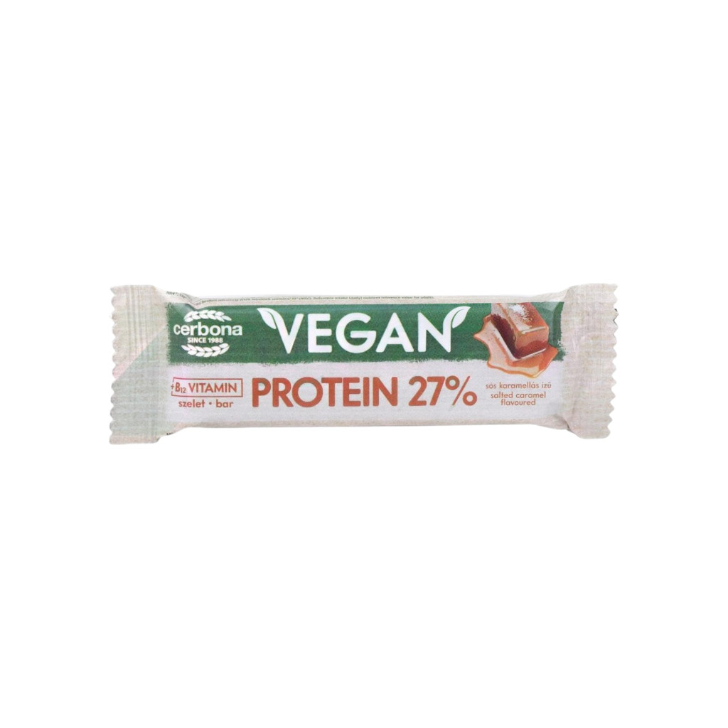 Cerbona vegán szelet proteines sós-karamellás 40 g