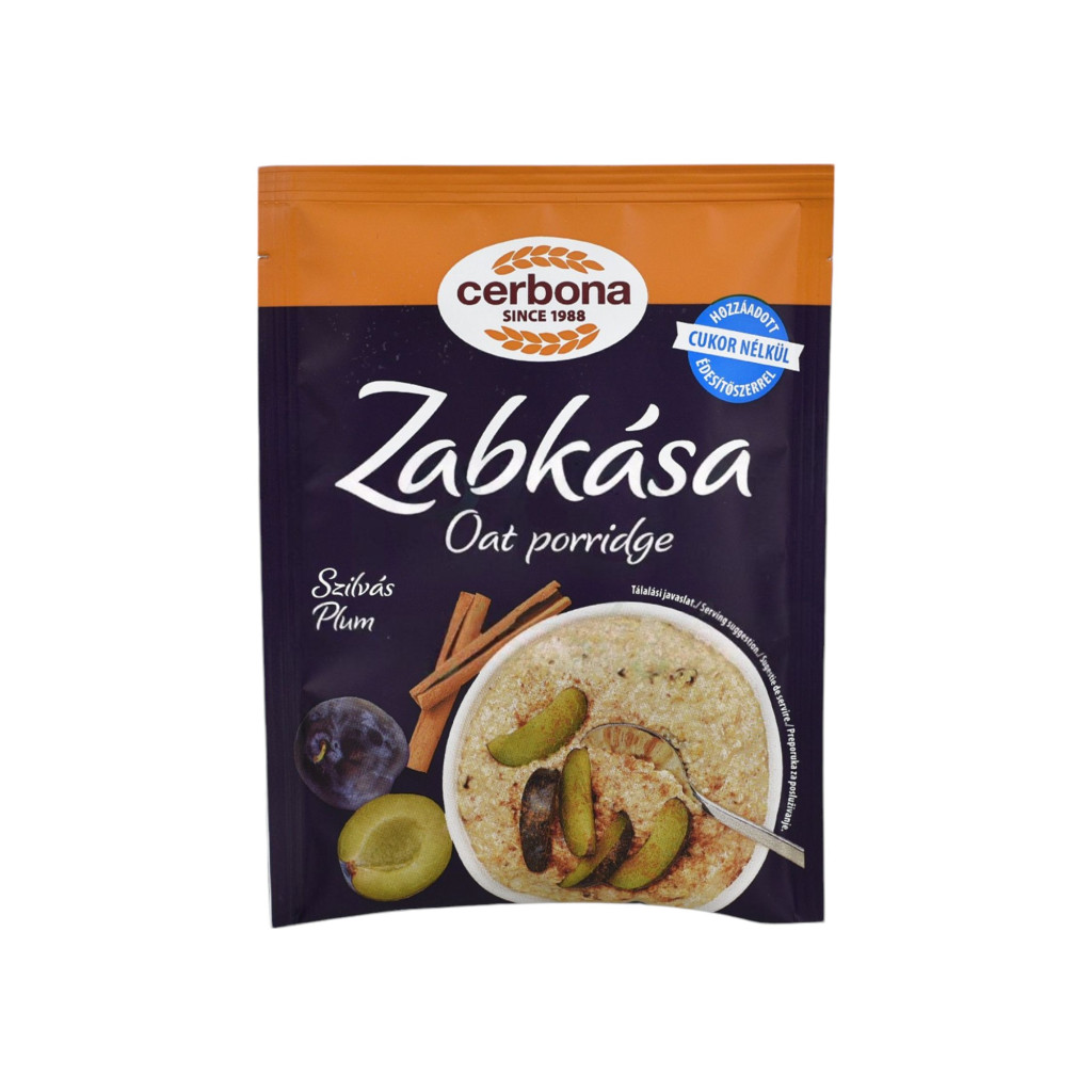 Ovsená kaša s slivkami Cerbona 50 g