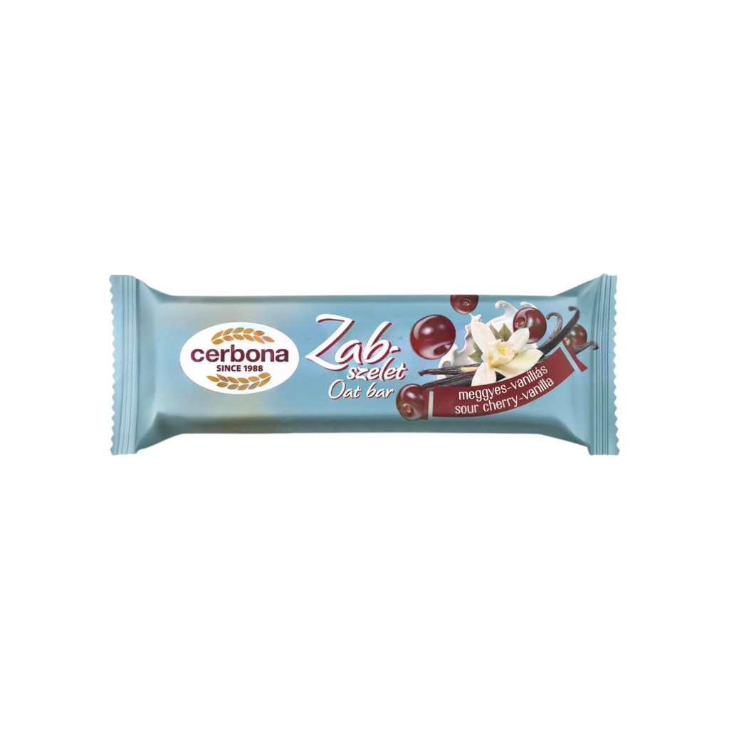 CERBONA ZABSZELET MEGGY-VANÍLIA 40G