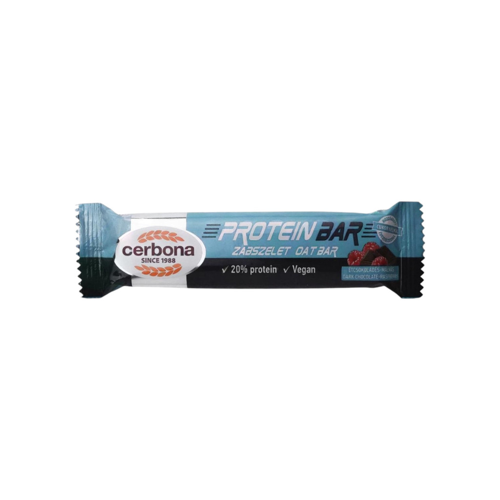 Cerbona zabszelet protein étcsoki-málna 40 g