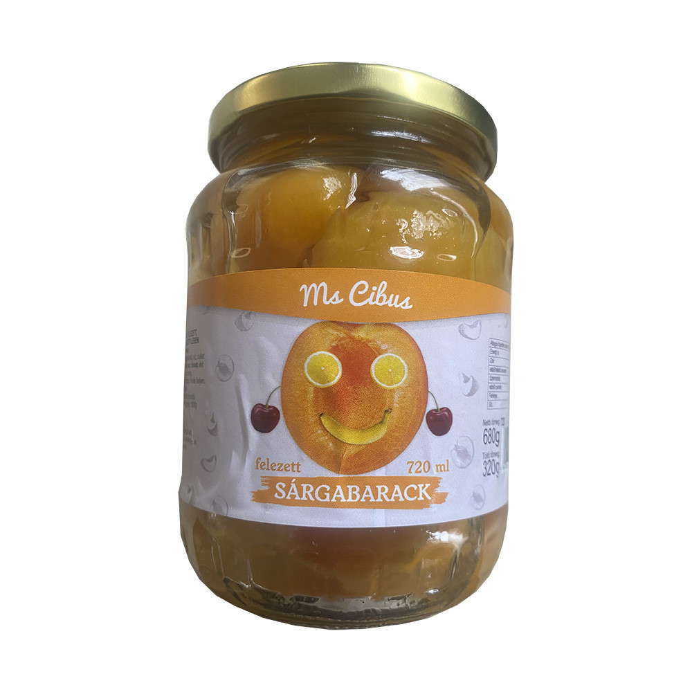 Cibus sárgabarack enyhén cukrozott 680 g
