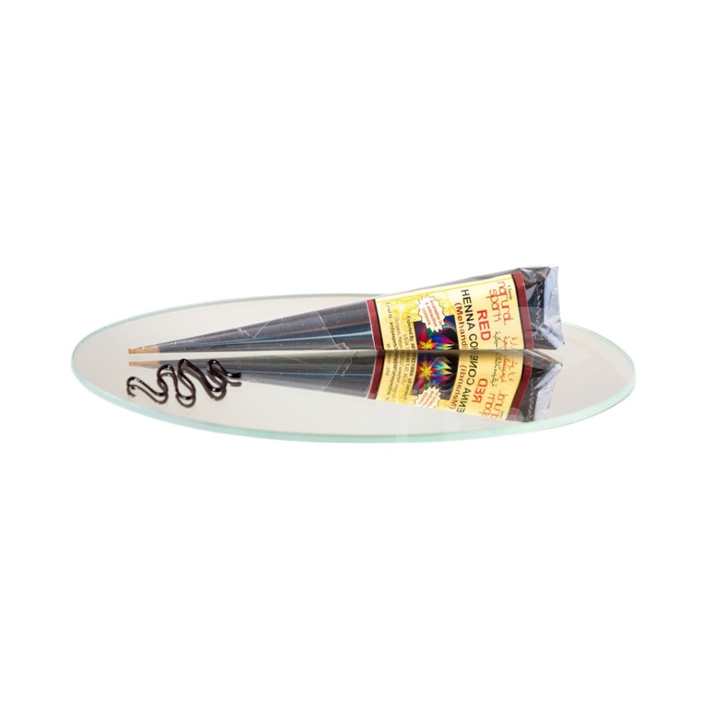 Classic Henna body paint cone - red 25 g