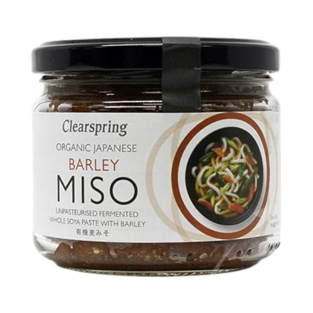 Clearspring bio miso árpából üveges 300 g