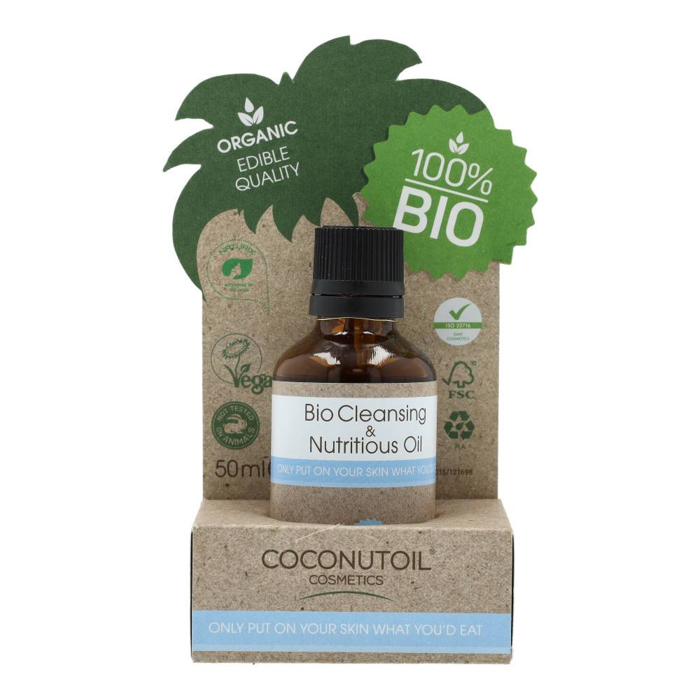 Kokosöl-Kosmetik Bio Gesichtsregenerierendes und Make-up-Entfernungsöl 50 ml