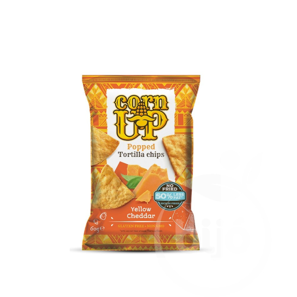 Corn Up tortilla chips cheddar ízű 60 g