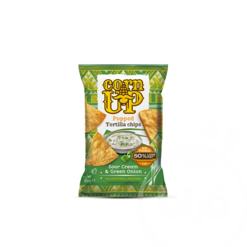 Corn Up tortilla chips hagymás tejfölös ízű 60 g