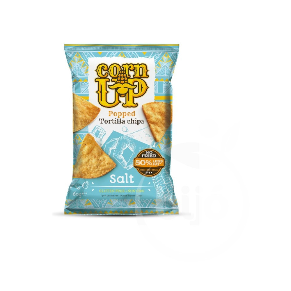 Corn Up tortilla chips tengeri sóval 60 g