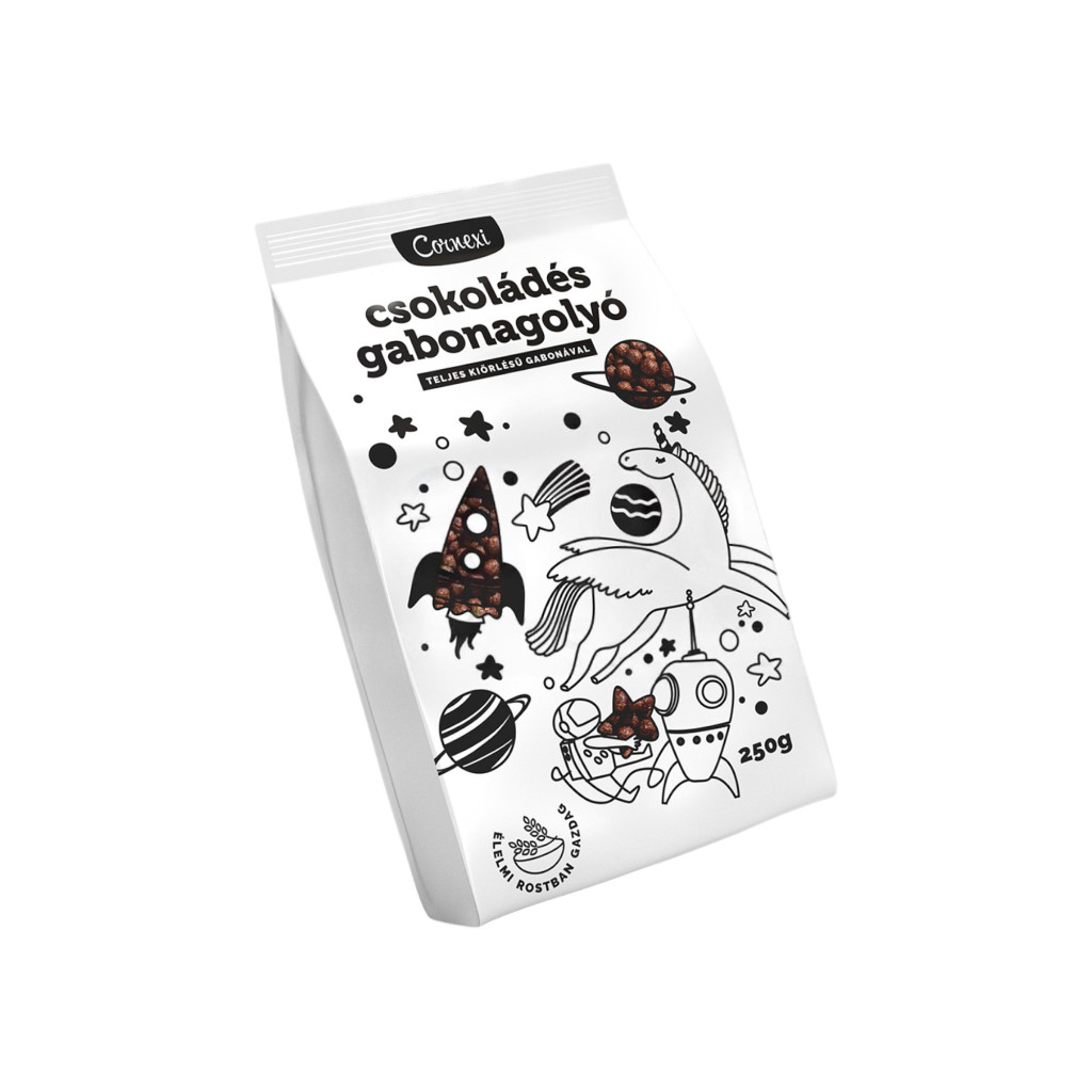 Cornexi csokoládés gabonagolyó teljes kiőrlésű gabonával 250 g