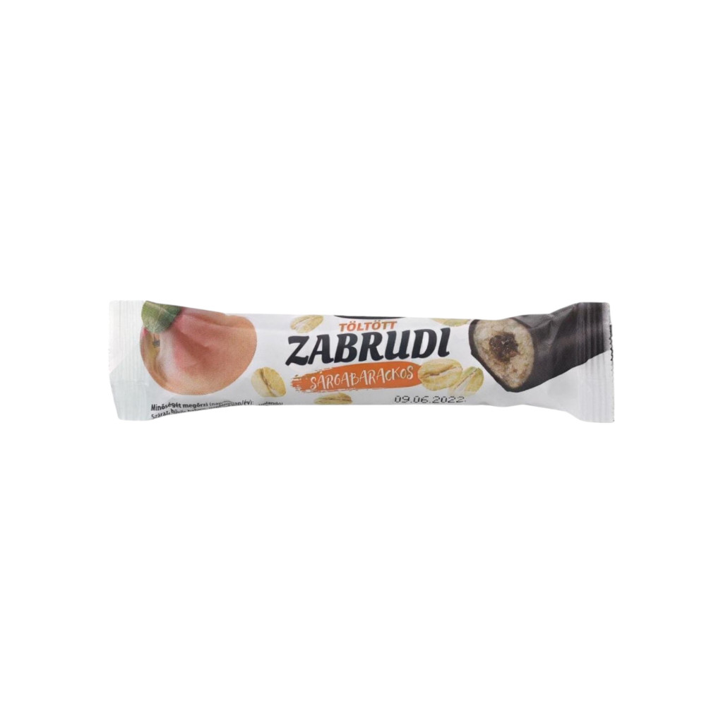 Ovesný tyčinka se švestkovou náplní a čokoládovým povrchem, 30 g