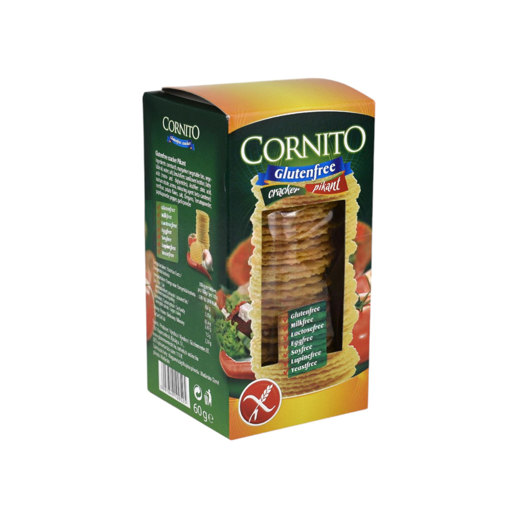 Chrupiąca pikantna bezglutenowa wafelka Cornito 60 g