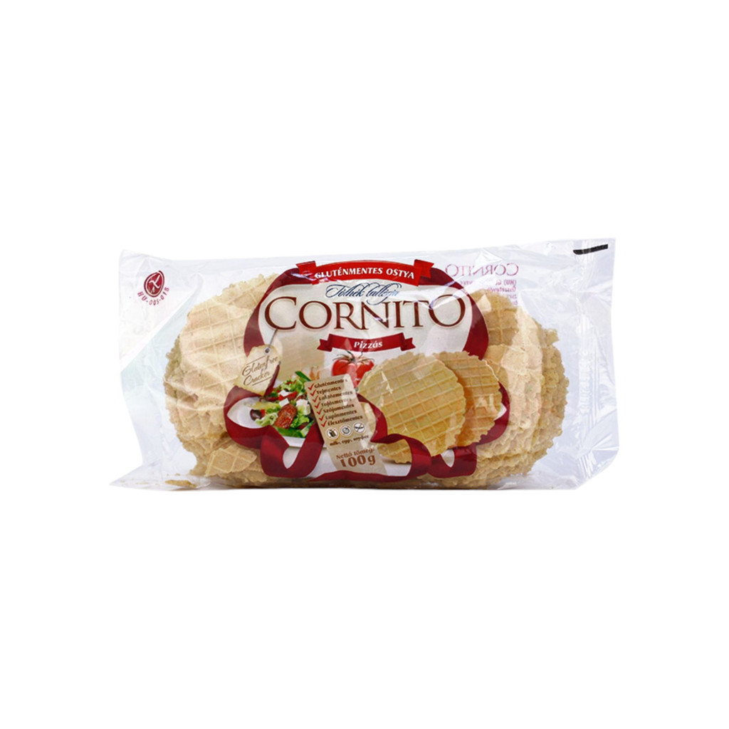 Cornito disc fara gluten cu topping de pizza, 100 g