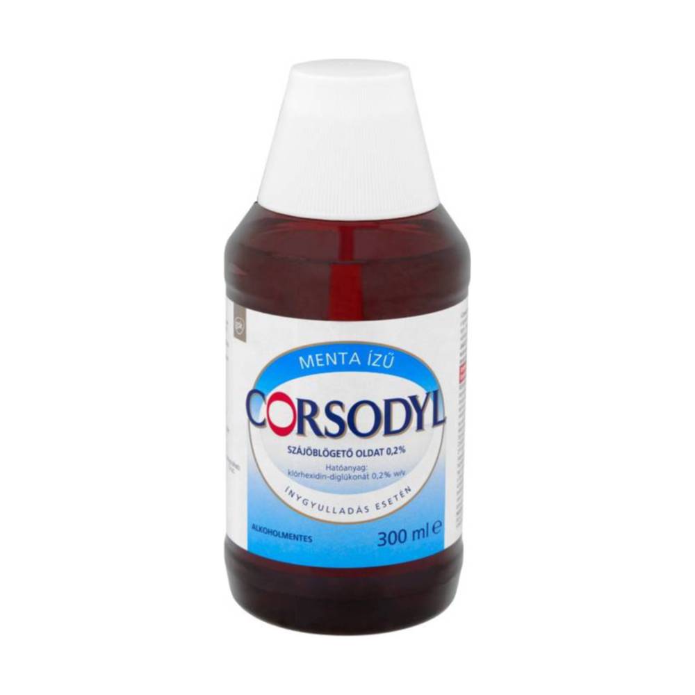 Ústní voda Corsodyl bez alkoholu 300 ml
