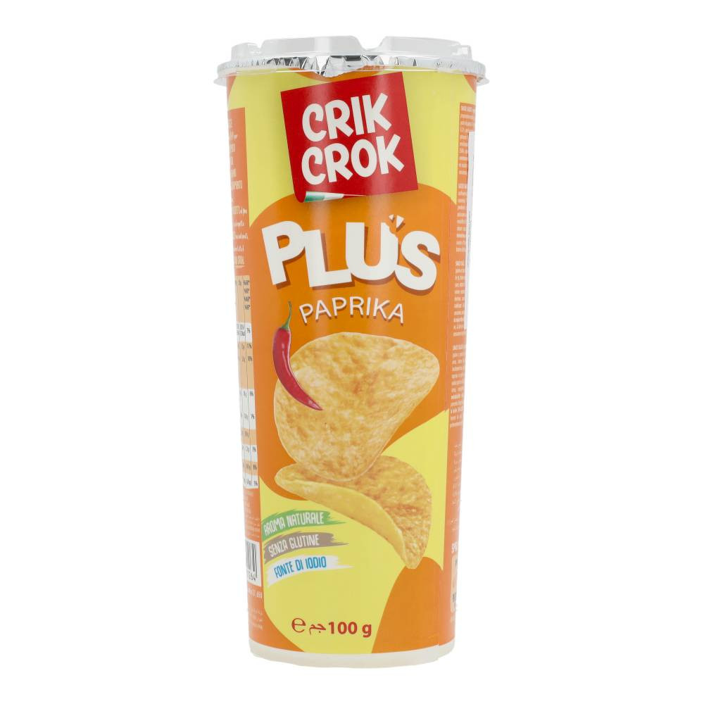 Crik Crok Chips mit Paprika-Geschmack gm.