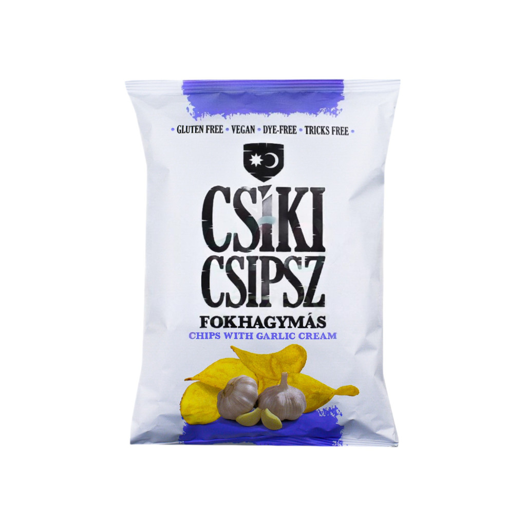 Csíki Csipsz fokhagymás 50 g