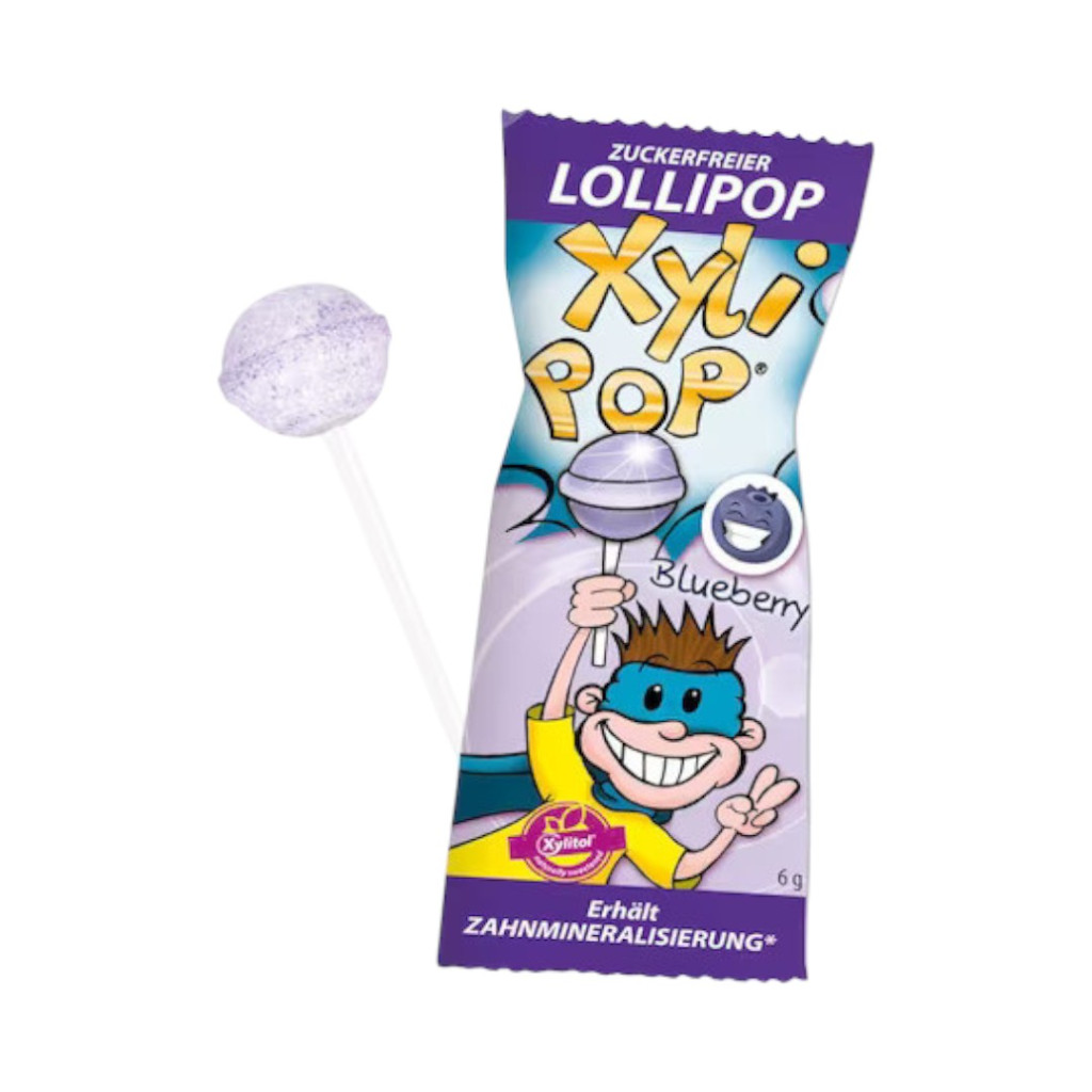 Cukormentes nyalóka, áfonya ízű 6g Xylipop