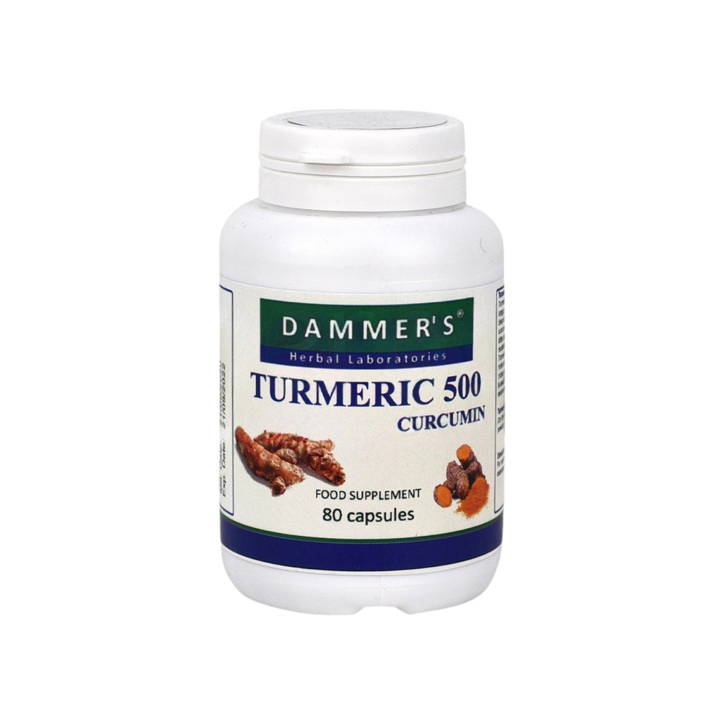 Capsule Dammer și curcuma 500mg, 80 bucăți