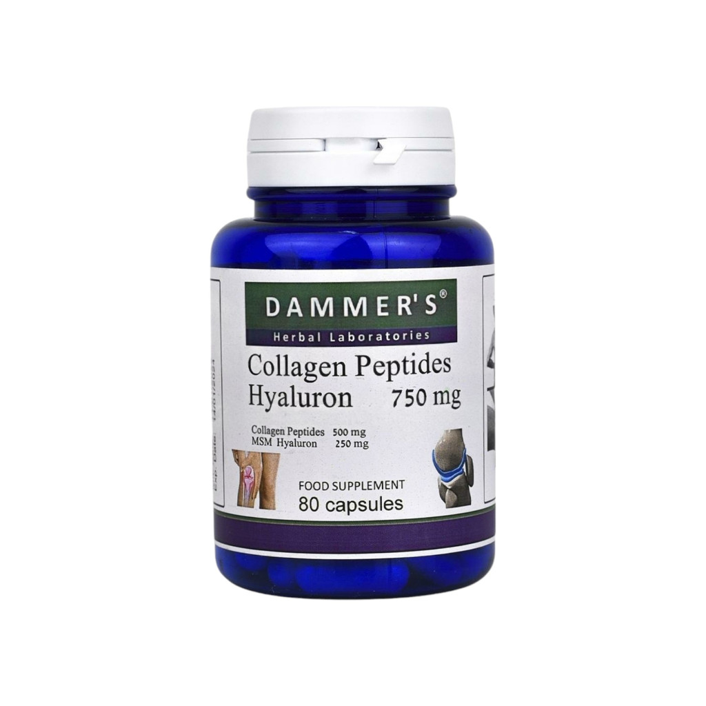 DAMMERS COLLAGEN PEPTIDES HYALURON KAPSZULA 80 DB