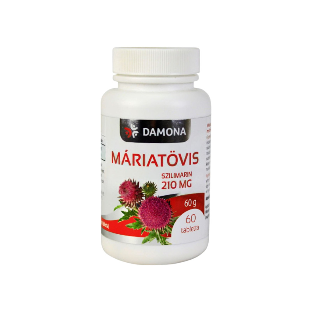 DAMONA OSTROPIĘŻ SZAŁWIA SILIMARIN 210MG TABLETKI 60 szt