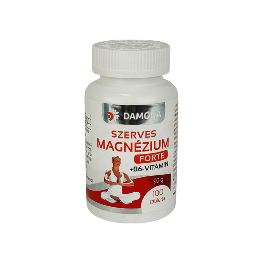 DAMONA SZERVES MAGNÉZIUM FORTE + B6-VITAMIN TABLETTA 100 db