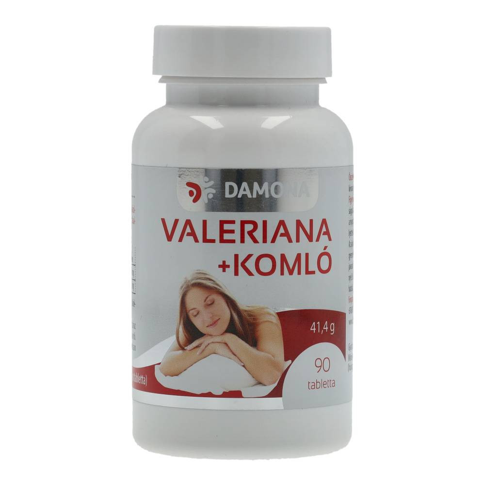DAMONA VALERIÁNA+CHMEĽ TABLETY