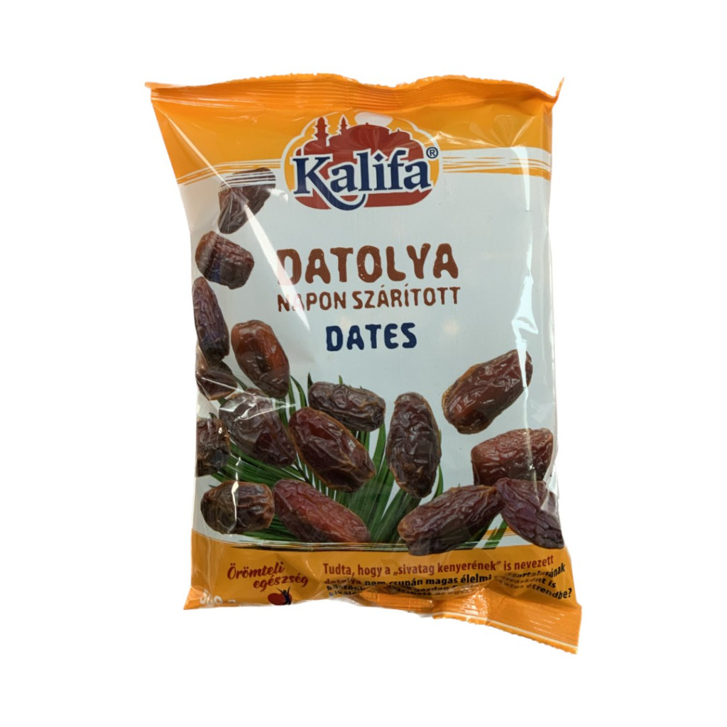 Dates dried, with seed, 500g, Caliph