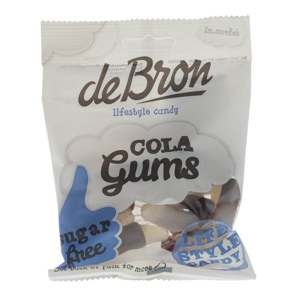 Guma do żucia Debron o smaku coli bez cukru, 100 g